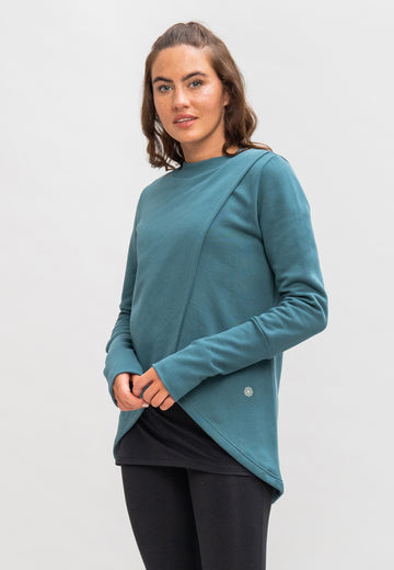 Umstands- und Stillsweater mit Rib balsam