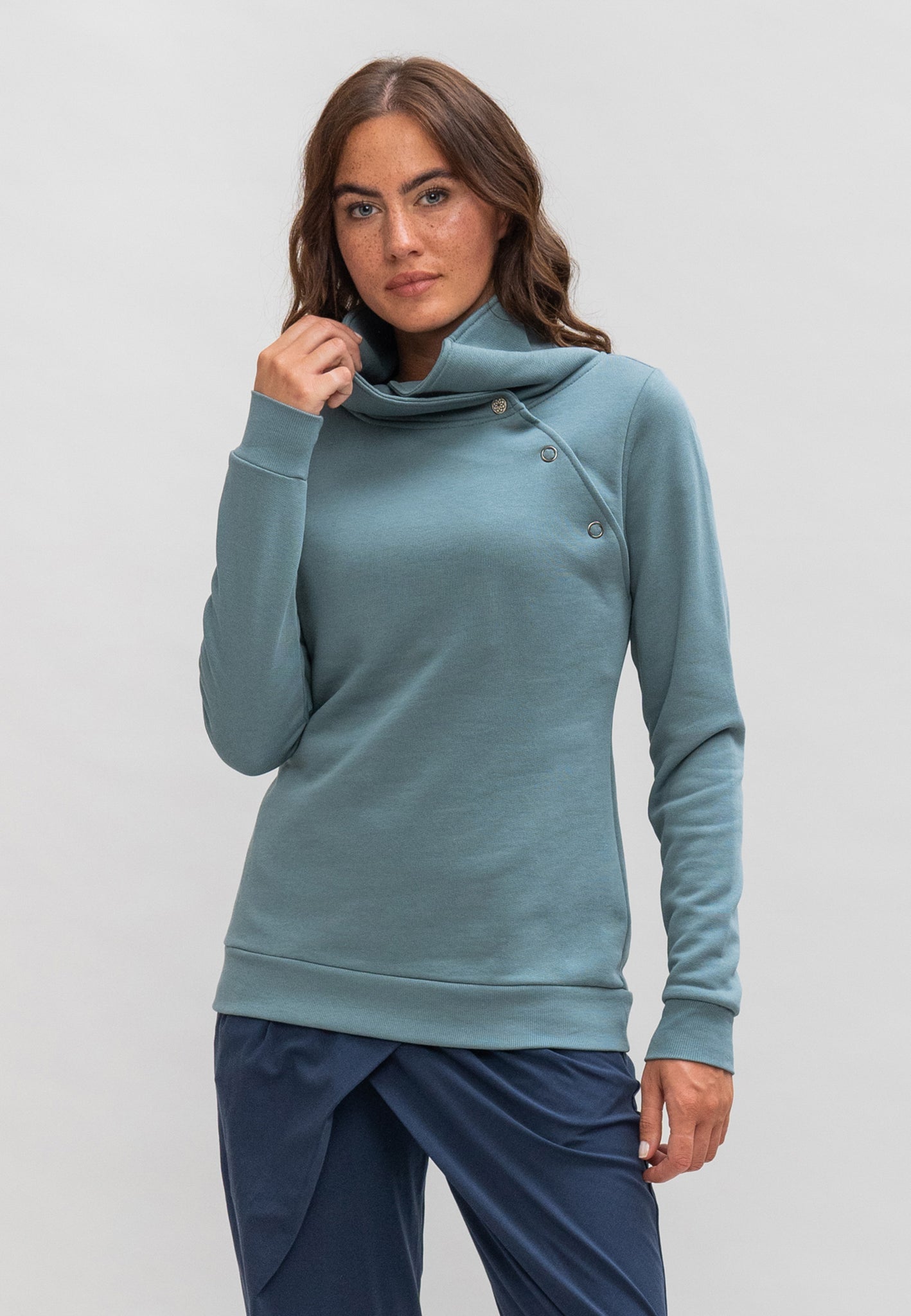Umstands- und Stillsweater Bio-Baumwolle & TENCEL™ goblin blue